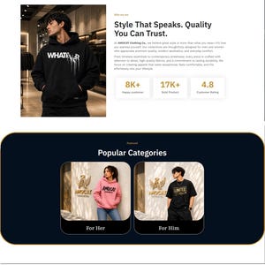 May include: A black hooded sweatshirt with the white text WHATEVER printed on the chest, featuring a dripping paint effect. The image also displays a pink hooded sweatshirt with AMOCAT text and a black t-shirt with LIMITED EDITION text.