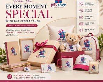 Custom Logo Design & Full Brand Identity Kit | Complete Small Business Branding Package .