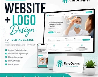 Dental Website Design | Custom Dentist Logo, WordPress Build + Branding
