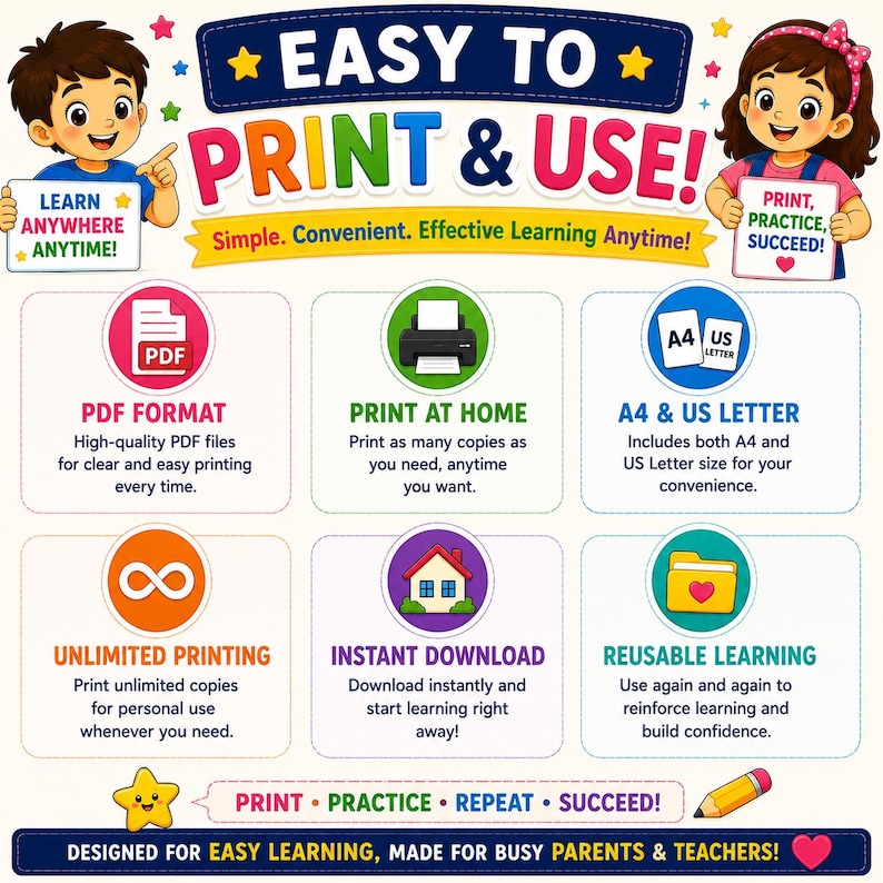 1300+ Pages of Sight Words Printable Bundle | Preschool Kindergarten Reading Worksheets (Digital Download) image 5