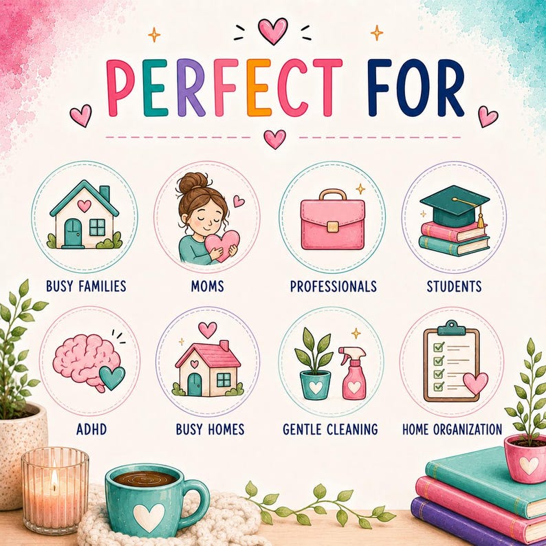 ADHD Home Reset Kit Printable | Dopamine Menu, Executive Function Planner PDF image 8