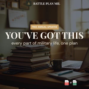 Military Family Survival Suite | PCS Binder, Deployment Planner, LES Decoder, Budget Spreadsheet & Kids Pack