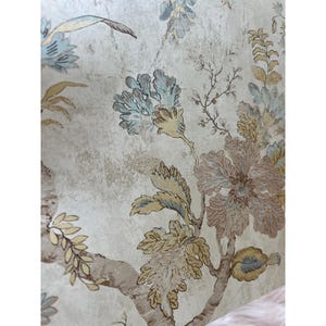 Neutral Damask Floral Wallpaper Samples Lot of 35, French Country York NextWall Park Place Galerie Paisley, Junk Journal Collage Paper