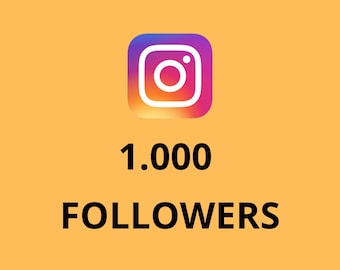 1,000 Instagram Followers  | Thank You for the Support!
