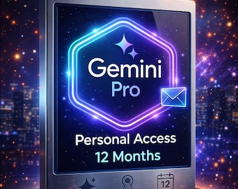 Gemini Pro Personal Access 12 Months | Secure AI Subscription | Fast Delivery Digital Access
