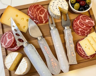 Resin 5 Piece Charcuterie Knife Set