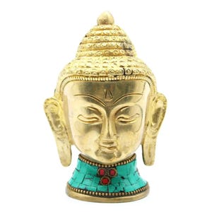 Messing Boeddha-beeldje - 11,5 cm