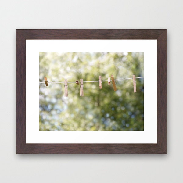Laundry Room, Laundry Fine Art Photography, Clothespins on a ...