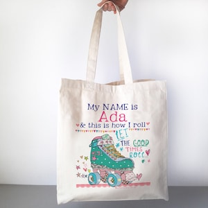 Personalised Love To Roller Skate Bag