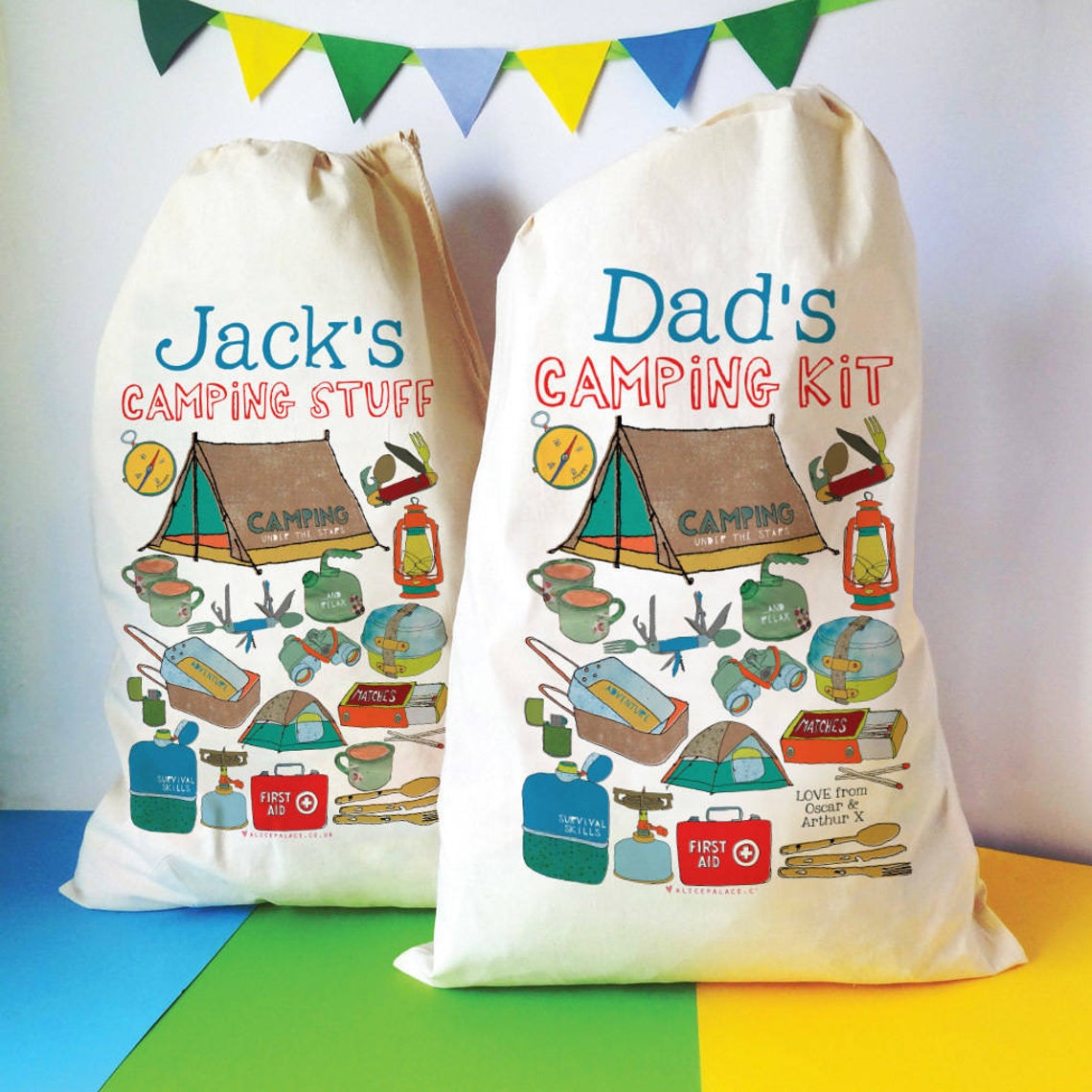 Personalized Cotton Camping Sack