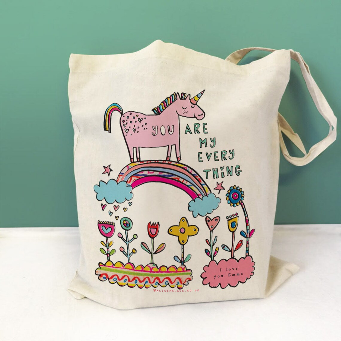 Personalised Unicorn Bag Gift for Unicorn Lovers Unicorn | Etsy