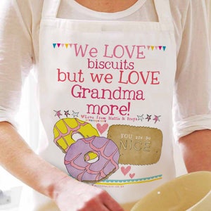 Bakers Apron, personalised apron, baking gift, Kitchen gift, Baking Apron, Christmas Gift, Apron, Stocking Filler, Gift for Grandma image 1