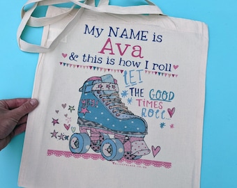 Gepersonaliseerde Love To-rolschaatstas