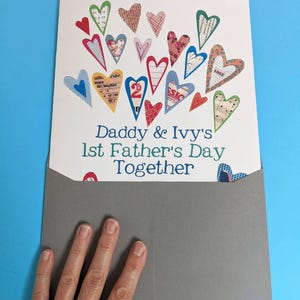 Carte de fête des pères, nouvelle carte papa, fête des pères, carte nouveau papa, cartes pour beaux-pères, carte Je t'aime, cartes pour grands-pères, carte personnalisée