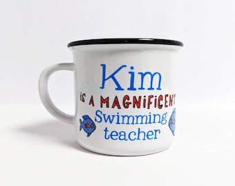 Personalised Swimming Teacher Mug