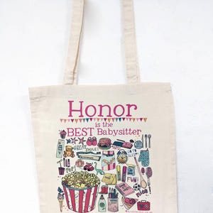 Sac personnalisé pour baby-sitter
