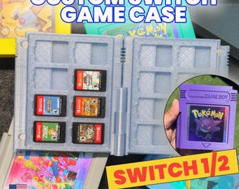 Custom Switch & Switch 2 Game Case – Personalized Cartridge Holder - 16 Games