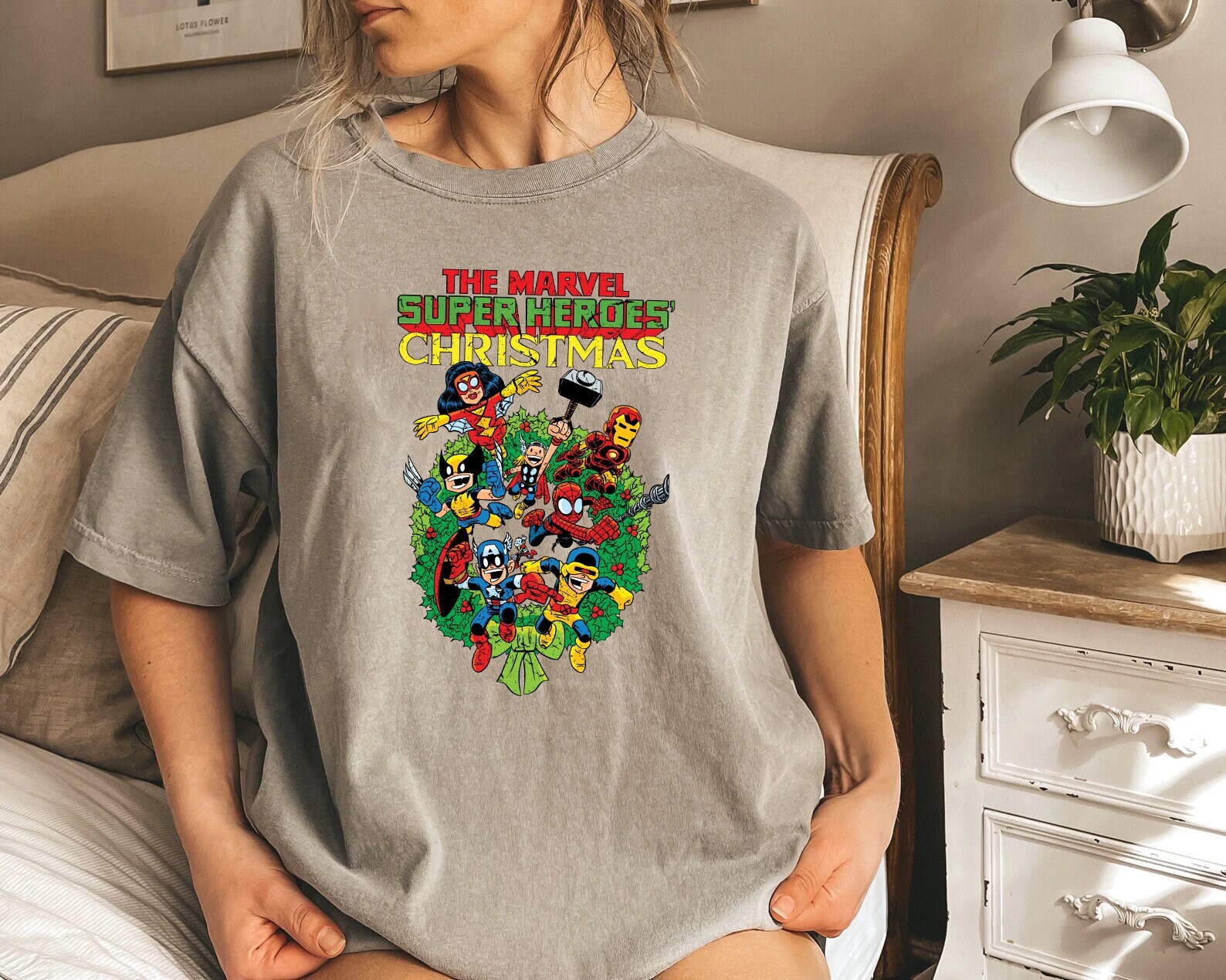 Avengers Christmas Shirt, Superhero Christmas Shirts, Avengers Team Shirt
