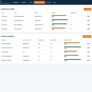HSE Dashboard | Safety Performance Tracker Offline Web App | Incident Log, Auto TRIR & Injury Rates, Charts, Monthly Report | ISO 45001 image 8