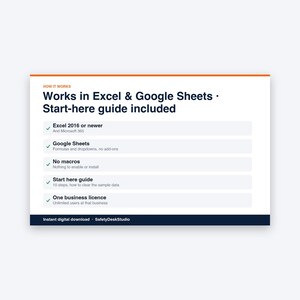 Rezeptkostenkalkulation | Lebensmittelkostenrechner, Menükalkulation, Menügestaltung, Allergenmatrix | Vorlage für Excel und Google Tabellen Bild 8