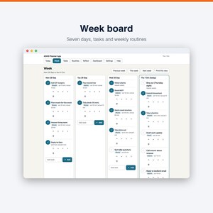 ADHD Planner App | Offline Daily Planner and Focus Timer for Adults | Works in Any Browser, No Subscription image 3