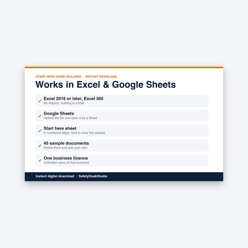 Document Control Register Excel Template | ISO 9001 Review Tracker & Dashboard, Google Sheets image 8