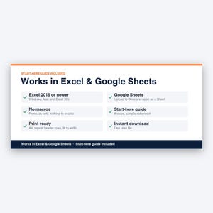 Inventory Spreadsheet | Stock Tracker with Reorder List and Stock Take Sheet | Small Business Inventory | Excel & Google Sheets Template image 8