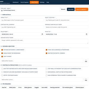 Permit to Work System | Offline Web App, 16 Permit Types, Approvals, Gas Tests & Expiry Tracker | ISO 45001 OSHA Aligned | Fully Editable image 8