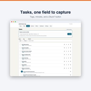 ADHD Planner App | Offline Daily Planner and Focus Timer for Adults | Works in Any Browser, No Subscription image 4