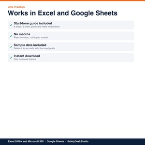Etsy Seller Spreadsheet | Etsy Fee Calculator, Profit Tracker and Order Log | Etsy Bookkeeping | Excel & Google Sheets Template image 8