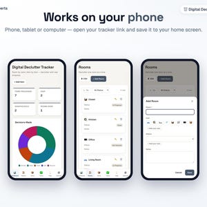 Digital Declutter Tracker — Google Sheets web app, image 4