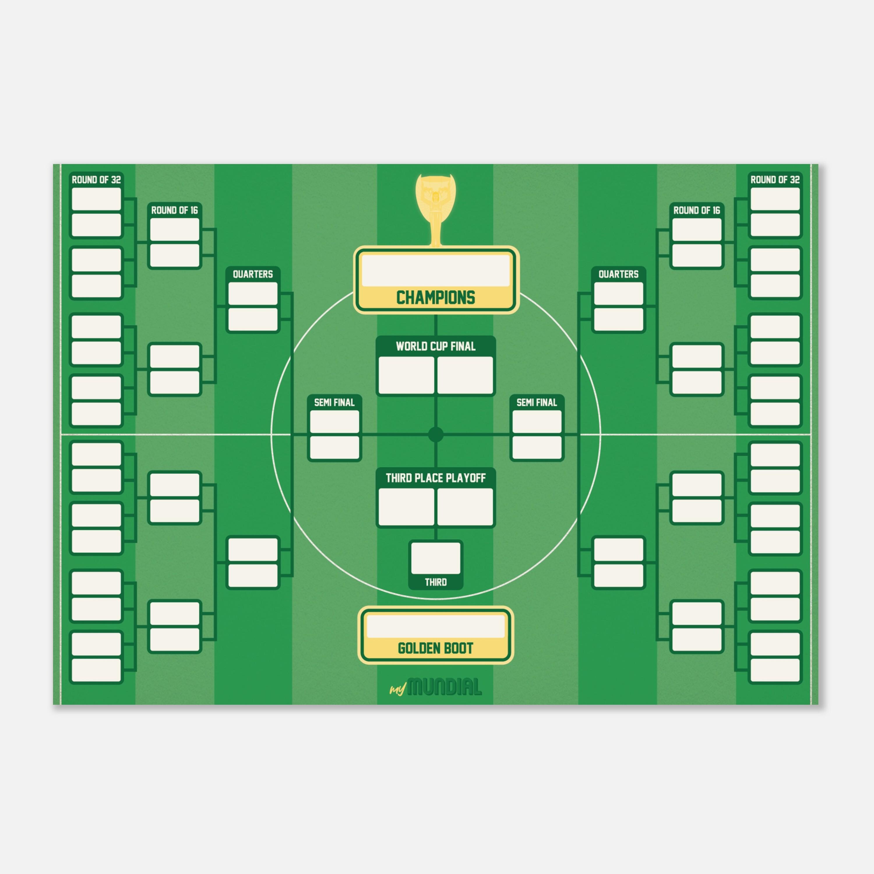 World Cup Bracket Poster – Tournament Tracker (digital Download) - Etsy