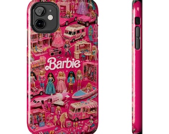 Custodia MagSafe per iPhone rosa con estetica Barbie / Cover magnetica carina e femminile per telefono / Barbiecore anni '80 '90 Y2K Bambola Giocattolo Estetica Regalo Tecnologico