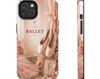 Ballett Tanz Rosa Spitzenschuhe Tanz Ballerina Mädchen Girly Tutu feminine Pariser elegante Pastell Telefon-Fall-Abdeckung
