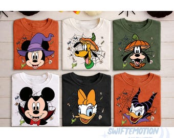 Bundle Disney Mickey and Friends Halloween png, Halloween pumpkin, Disney Group & Family night party, Disneyworld Celebration, Mickey Ghost