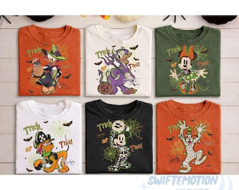 Bundle PNG Halloween town Disney, Mickey and Friends Halloween PNG, Mickey Minnie Halloween SVG, Halloween Disneyland trip, Digital download