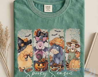 Vintage Winnie The Pooh Halloween png, Pooh & Co Est 1926 png, Pooh and Friends Halloween png Pooh Pumpkin svg, Digital download
