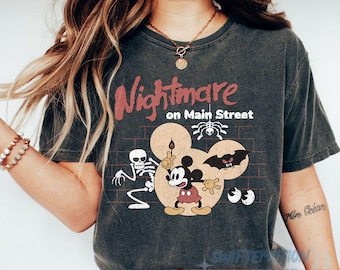 Retro Nightmare On Main Street Mickey Mouse png, The Haunted House 1929 png, Silly Symphony, Mickey's Not So Scary Halloween Party Trip