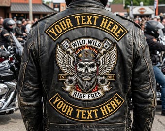 Parche grande personalizado para chaqueta - Entrega rápida