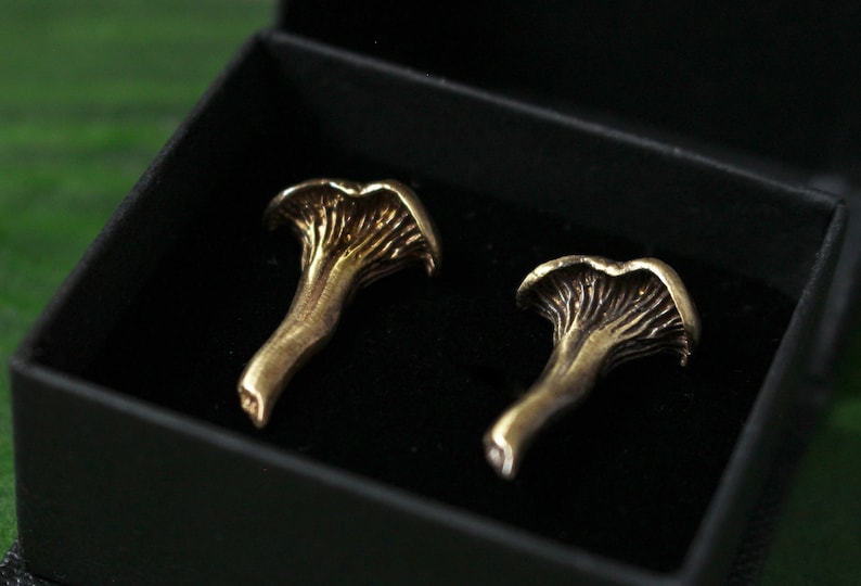 \u0421hanterelle Mushroom Earrings