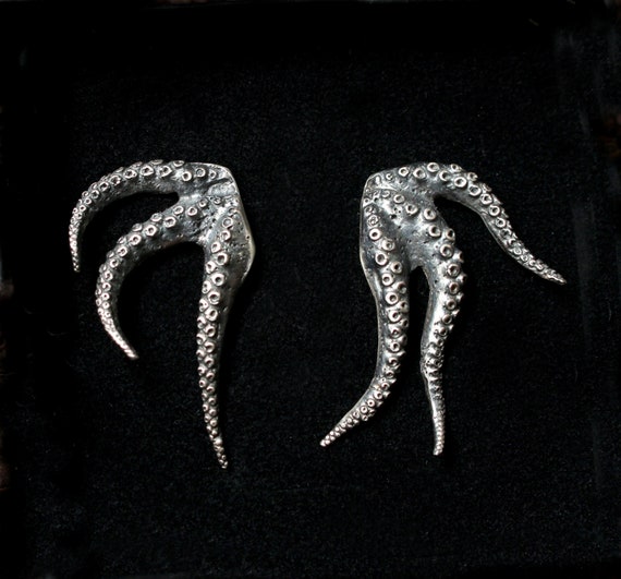 Octopus earrings deals