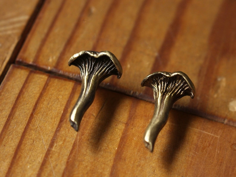 \u0421hanterelle Mushroom Earrings