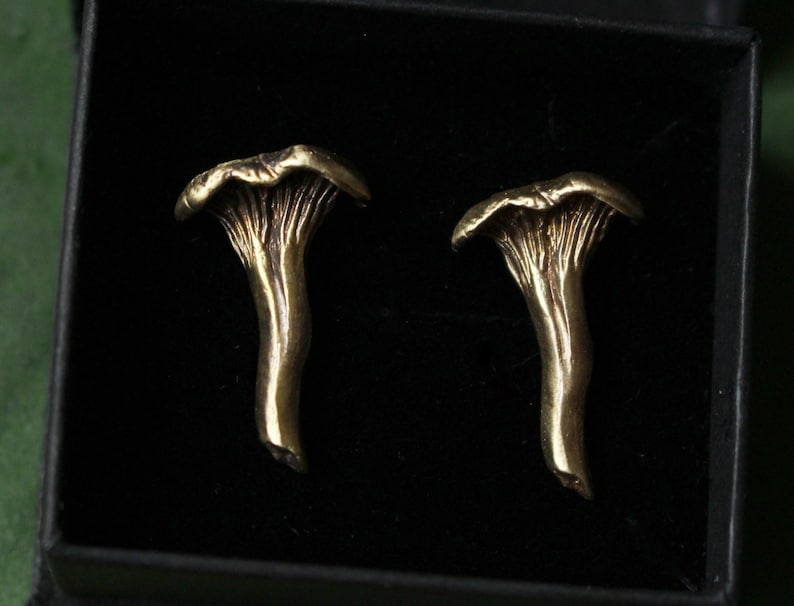 \u0421hanterelle Mushroom Earrings
