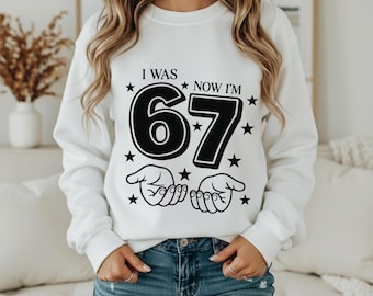 I Was 6 Now I’m 7 SVG PNG, Funny 7th Birthday Girl Shirt Design, Trendy Six To Seven Meme Sublimation, Kids Turning Seven Cricut File Gift