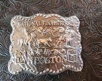 1987 Hesston NFR Buckle