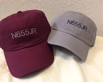 Pilot / Aircraft Custom Caps (Shipping Included)