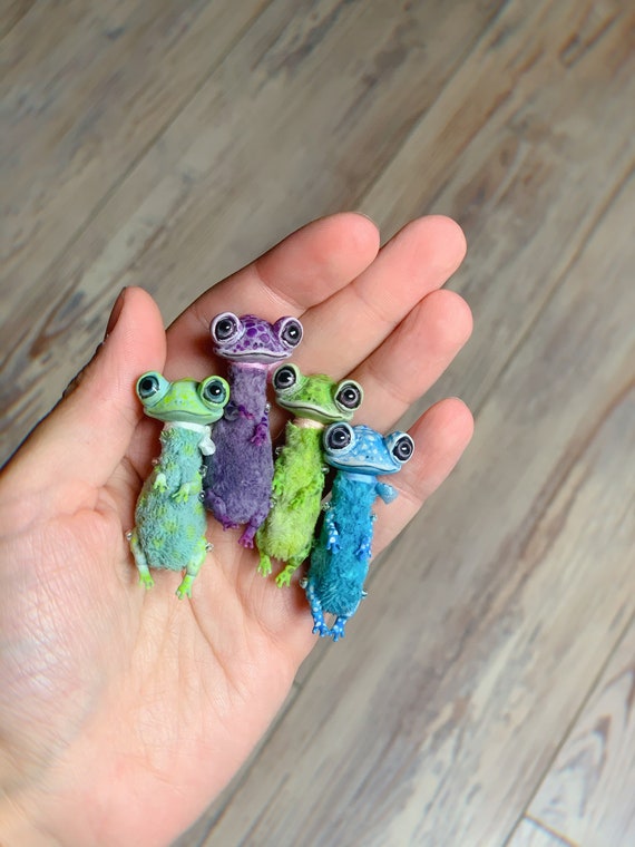 Tiny Frog OOAK Art Doll