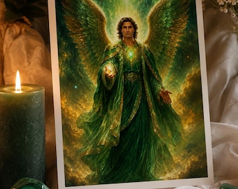Archangel Raphael - Printable Spiritual Wall Art