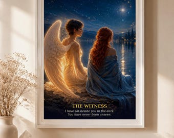 Angel Wall Art  - The Witness