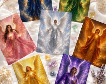 The Seven Archangels Collection -  Printable Spiritual Wall Art Bundle